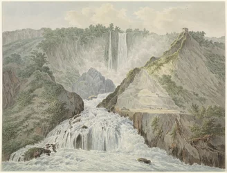 Veduta delle cascate di Marmore