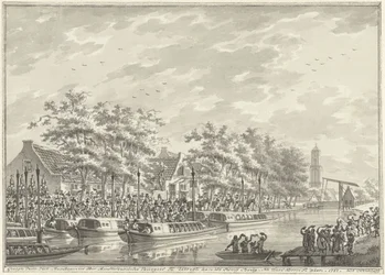 Arrivo degli abitanti di Amsterdam a Utrecht, 1787