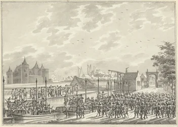 Arrivo dei cittadini armati di Amsterdam a Muiden, 1787