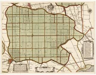 Beemsterlants Caerte, Mappa storica di Beemster, Paesi Bassi
