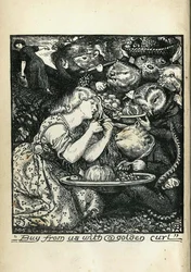 Frontespizio di Goblin Market e altre poesie di Christina Rossetti