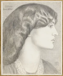 Signora William Morris, 1860