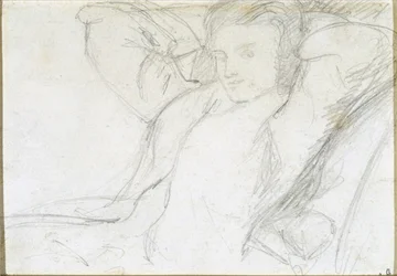 Studio di una signora seduta, 1860
