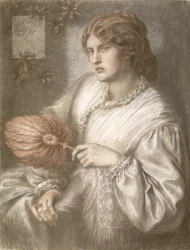 Donna con un Ventaglio, 1870