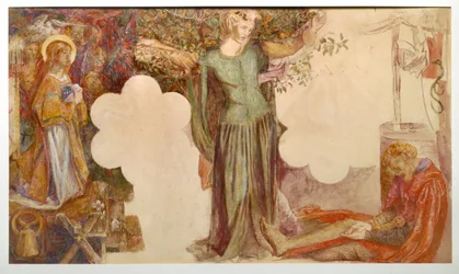 Visione del Sacro Graal di Sir Lancillotto: Studio per l