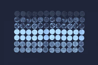 Cerchi blu astratti