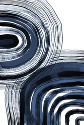 Curve astratte color indaco