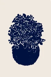 Pianta di indaco (astratto)