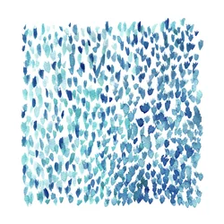 Gocce di acquerello blu