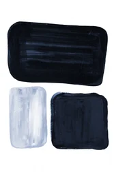 Blocchi blu minimalisti