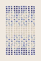 Griglia blu moderna