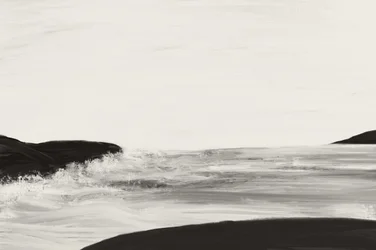 Paesaggio marino malinconico