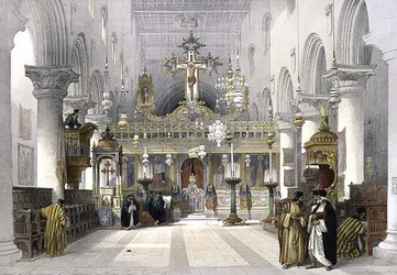 Cappella del Convento di Santa Caterina sul Monte Sinai, 21 febbraio 1839, tavola 112 da Volume III di 