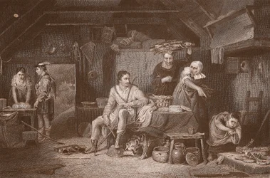 Alfred nella casetta del pastore