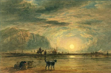 Scena di spiaggia - Alba, c.1820