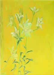 Gigli su giallo