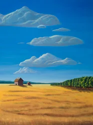 Out Standing in Thier Field, 2009 (olio su tela)