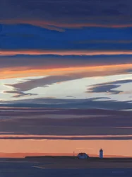 Race Point Finish, 2017 (olio su tela)