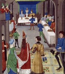 Il matrimonio. Da: Renaud de Montauban, ca 1465