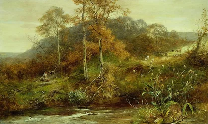 Scena Fluviale Autunnale, Il Ruscello