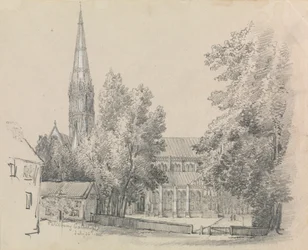 Una vista della cattedrale di Salisbury