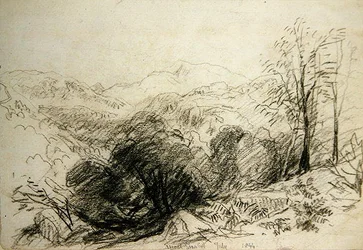 Moel Siabod (gesso su carta)