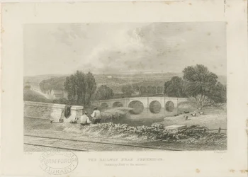 Città di Penkridge - Ferrovia e Ponte del Toro