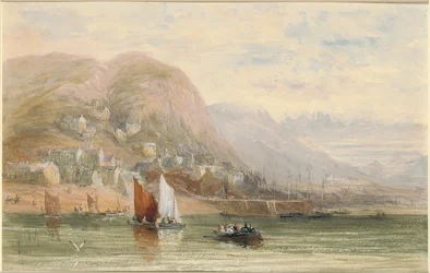 Veduta di Barmouth, Galles del Nord