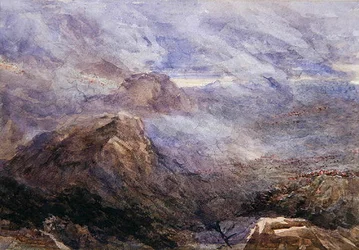 Schizzo gallese - Bruciatura di felci