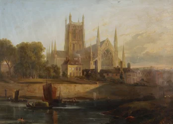 Cattedrale di Worcester, fiume Severn