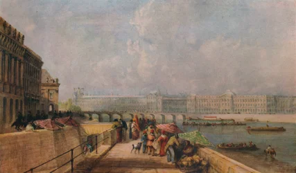 Il Pont des Arts e il Louvre dal Quai Conti