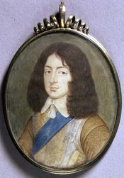 Ritratto miniatura di Carlo II