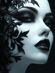 Bellezza floreale oscura