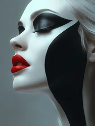 Profilo di una bellezza mozzafiato