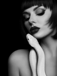 La misteriosa bellezza del serpente bianco