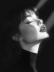 Ritratto di bellezza in ombra