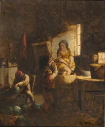Preparazione dei crauti, c.1859