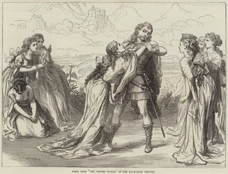 Scena da Il mondo malvagio, al Haymarket Theatre