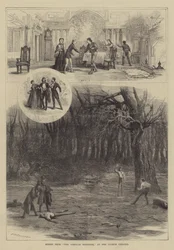 Scene da I fratelli corsi, al Lyceum Theatre