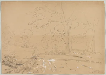 Paesaggio con uomo che pesca, Conway, New Hampshire