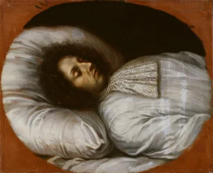Carlo XI (1655-1697), re di Svezia, conte palatino di Zweibrücken, sul letto di morte, 1697