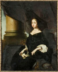 Ritratto di Hedvig Eleonora di Holstein-Gottorp 1636-1715, Regina di Svezia, c. 1670