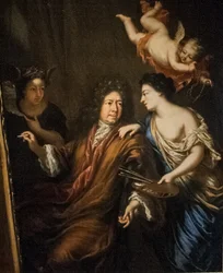 Svedese: Autoritratto con allegorie Autoritratto con allegorie