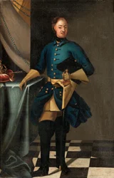 Ritratto del re Carlo XII di Svezia 1682-1718, c. 1716