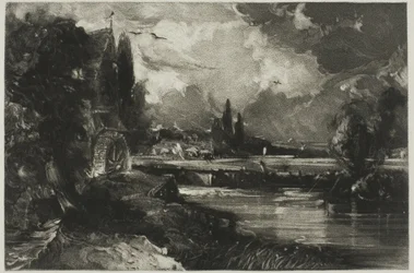 Un mulino, da Paesaggio inglese