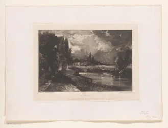 Paesaggio con un mulino