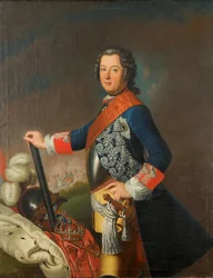 Ritratto di Federico II, conosciuto come Federico il Grande, re di Prussia