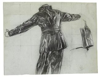 Studio per Winter Mine-Laying off Iceland, c.1942, cat 9