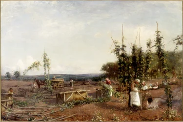 Pausa nei giardini di luppolo, 1889