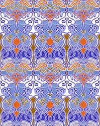 Beauclair Blue Orange, 2018 (tecnica mista digitale)